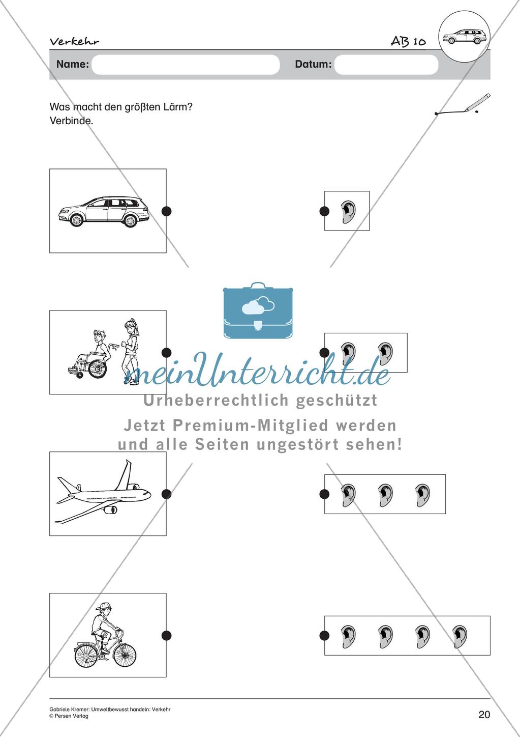 Umweltbewusstes Handeln: Straßenverkehr Preview 22