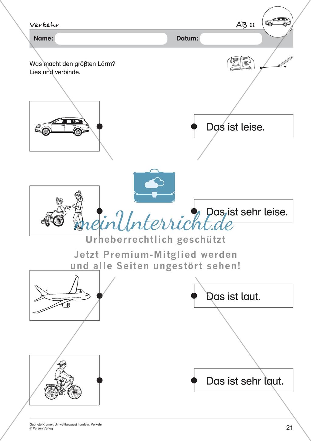 Umweltbewusstes Handeln: Straßenverkehr Preview 23