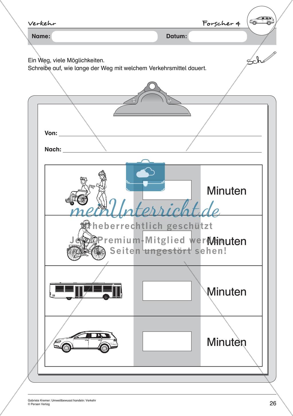 Umweltbewusstes Handeln: Straßenverkehr Preview 28