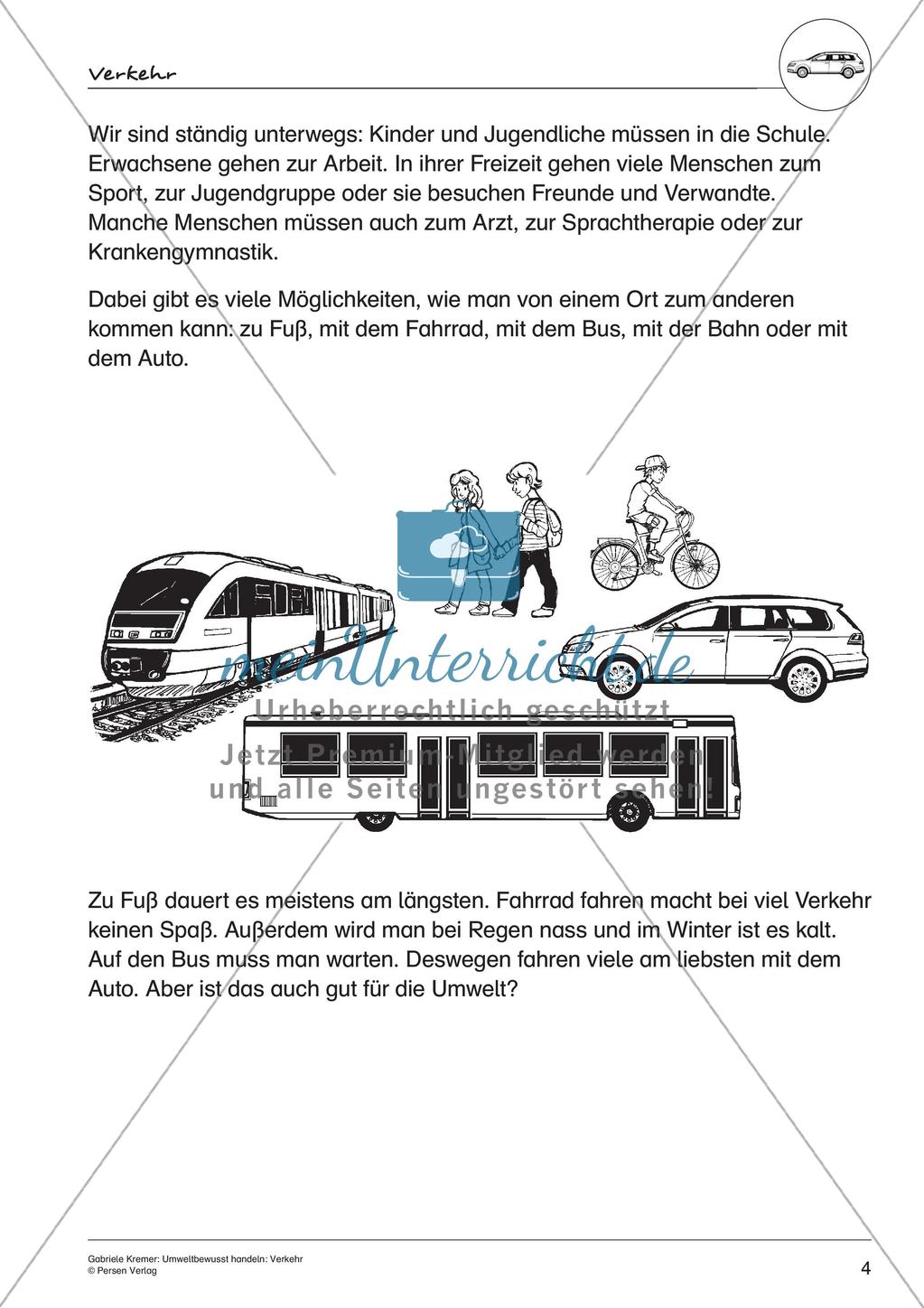 Umweltbewusstes Handeln: Straßenverkehr Preview 6