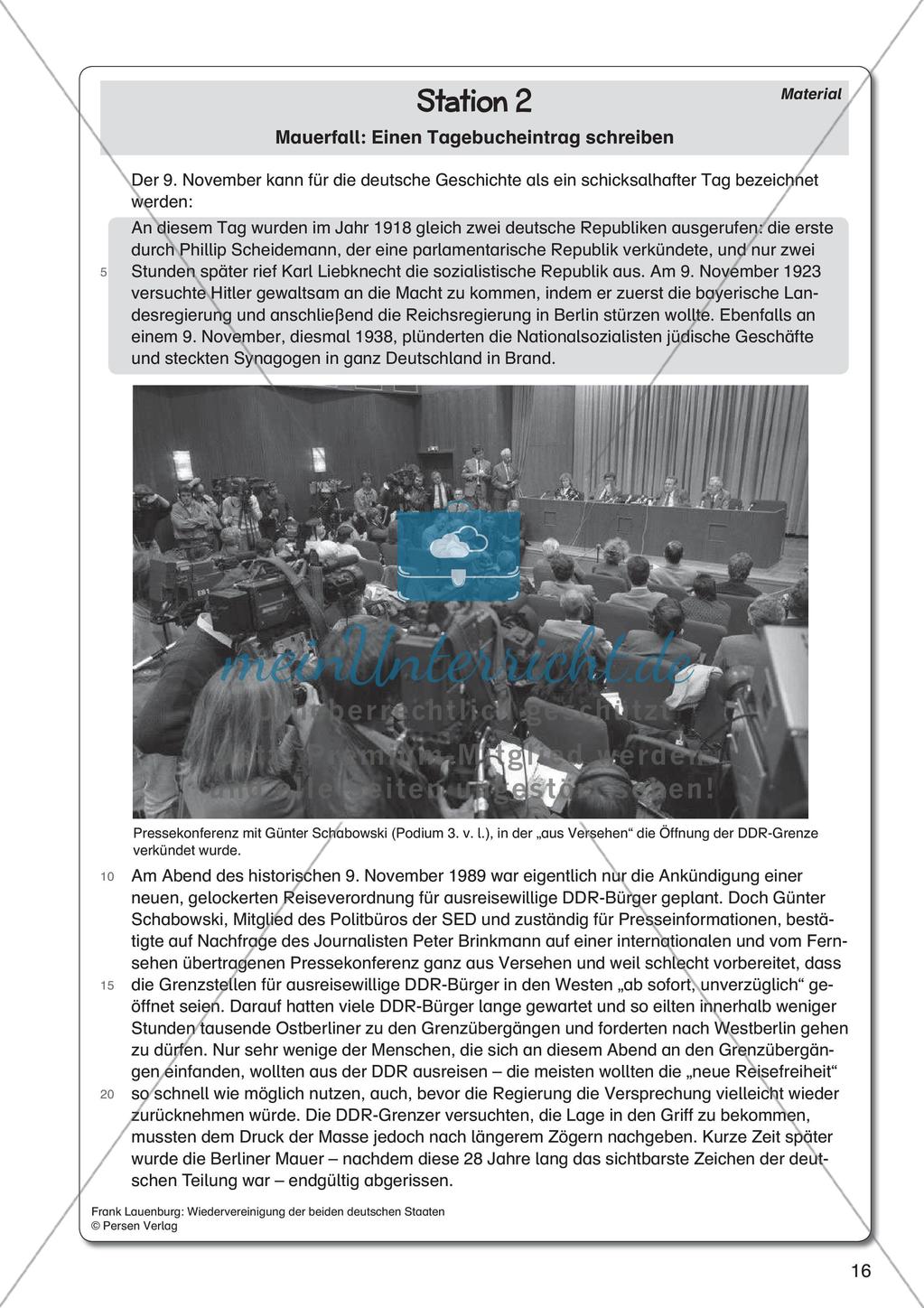 Wiedervereinigung der beiden deutschen Staaten Preview 18