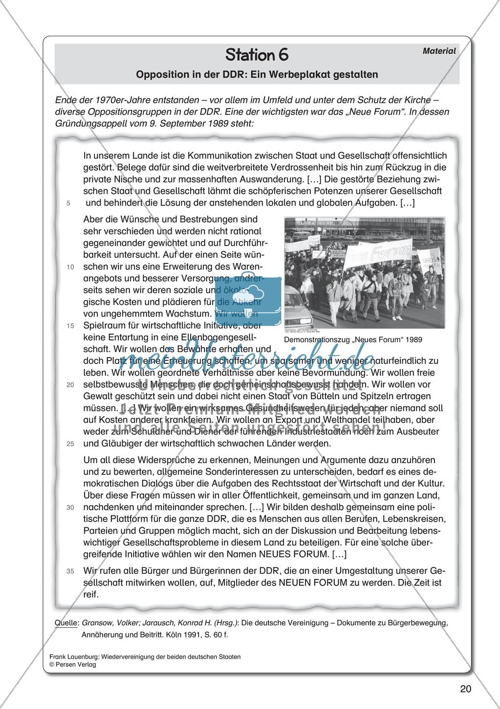 Wiedervereinigung der beiden deutschen Staaten Preview 22