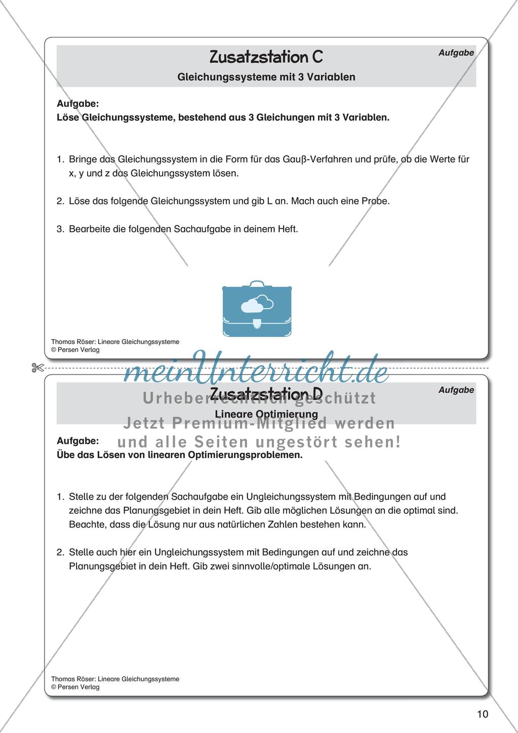 Lineare Gleichungssysteme Preview 12