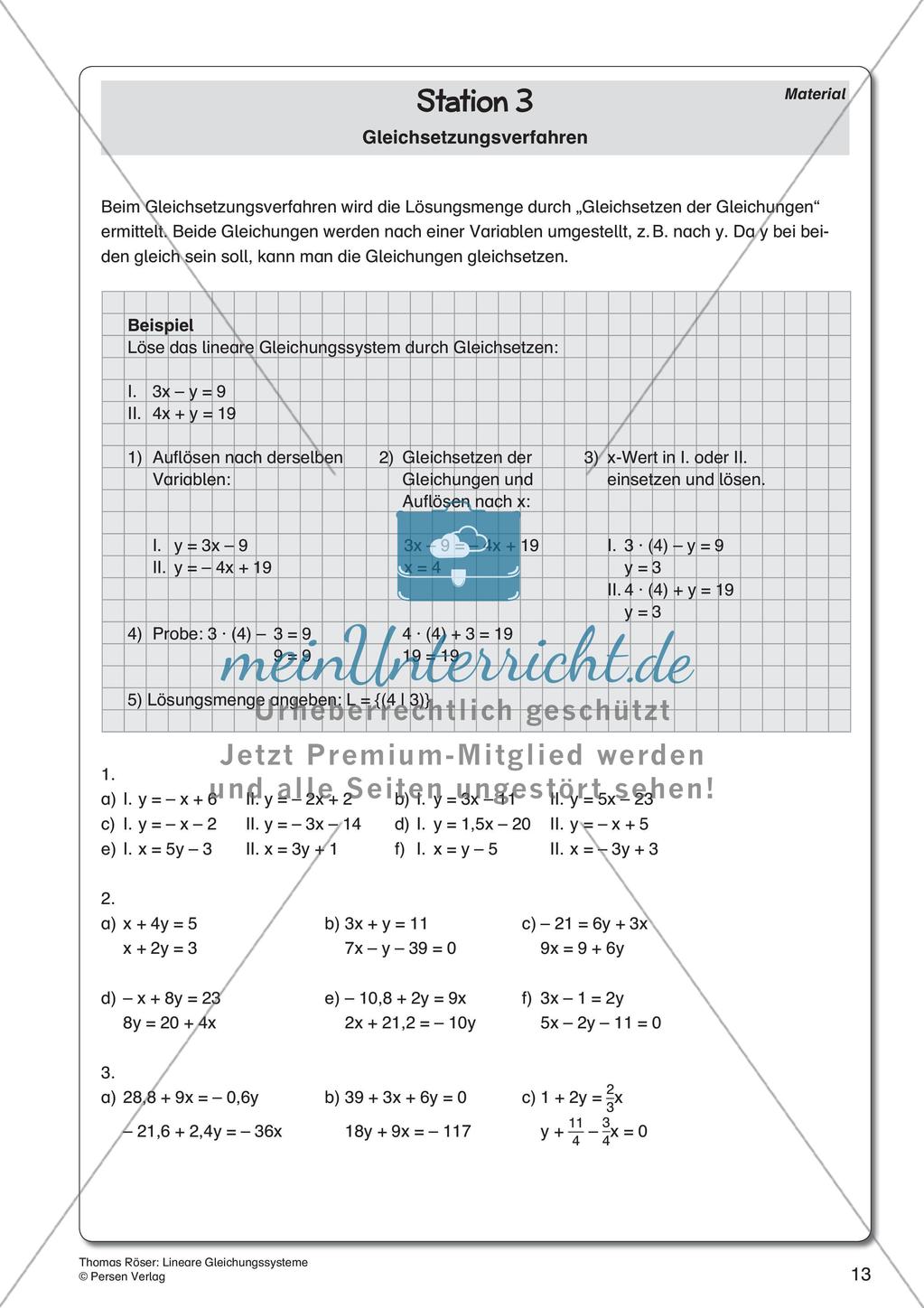 Lineare Gleichungssysteme Preview 15