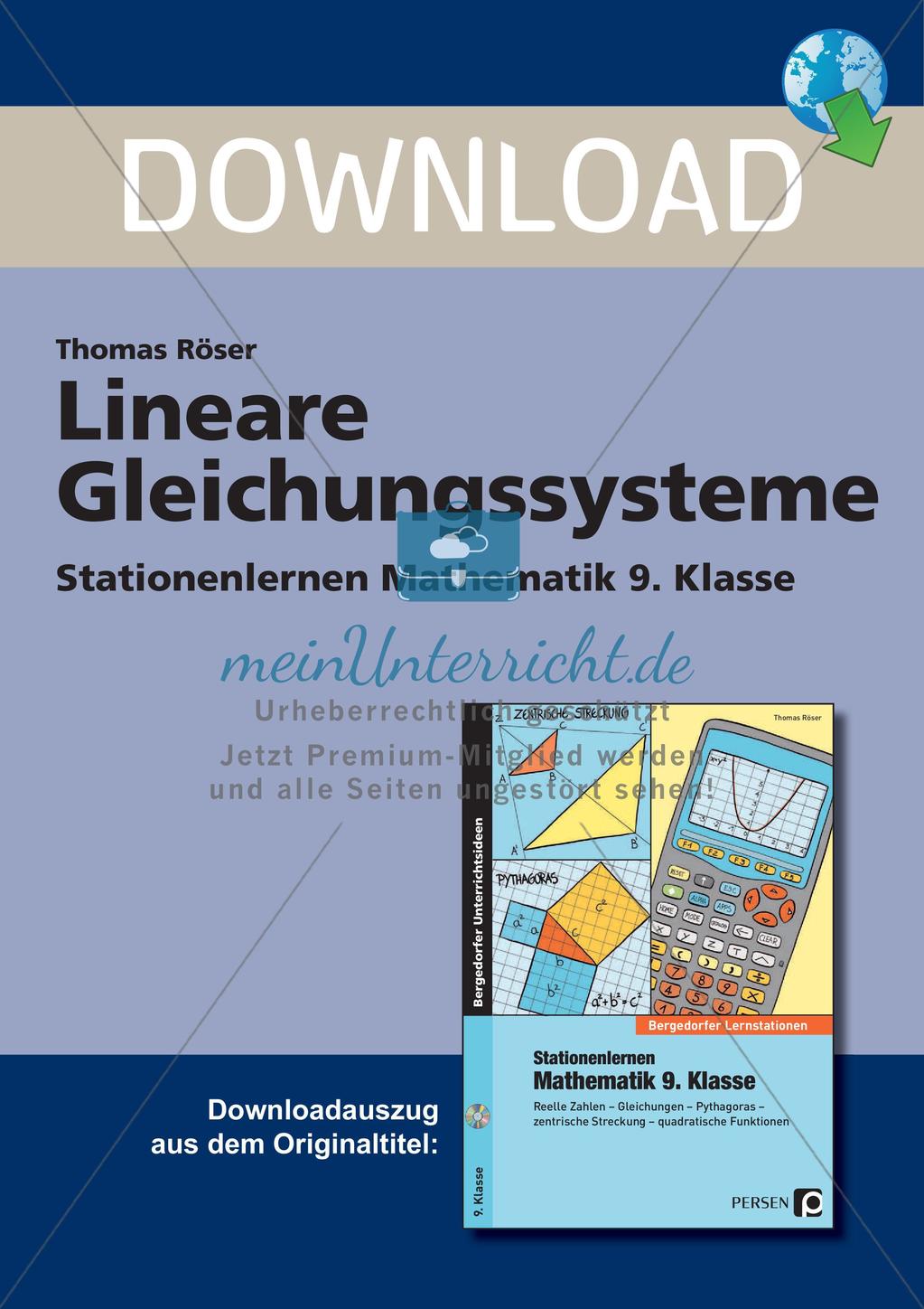 Lineare Gleichungssysteme Preview 1