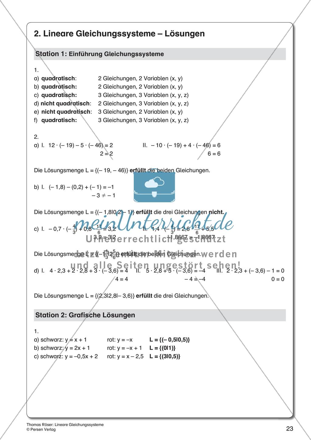 Lineare Gleichungssysteme Preview 25