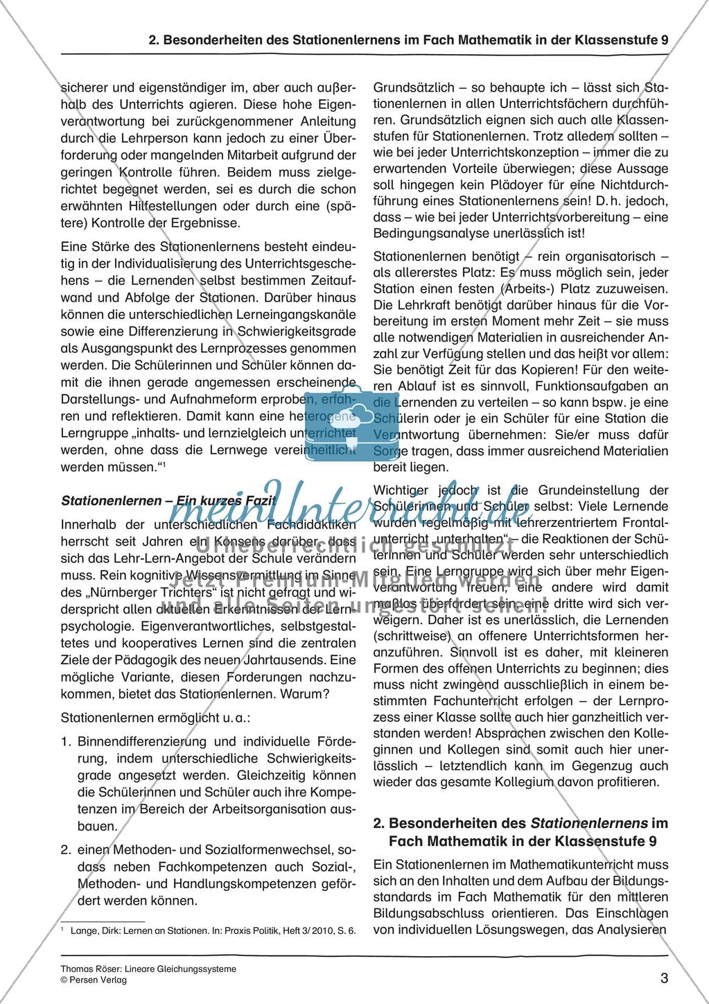Lineare Gleichungssysteme Preview 5