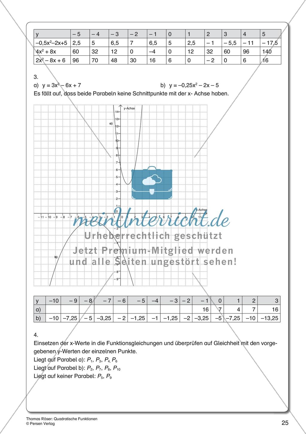 Quadratische Funktionen Preview 27