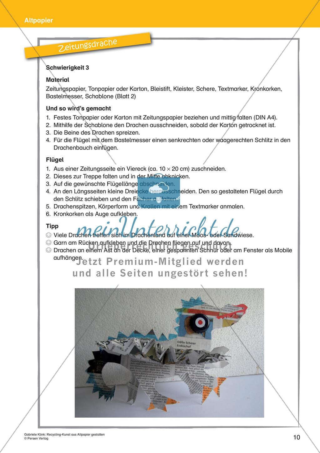Recycling-Kunst: Gestaltung mit Altpapier Preview 12
