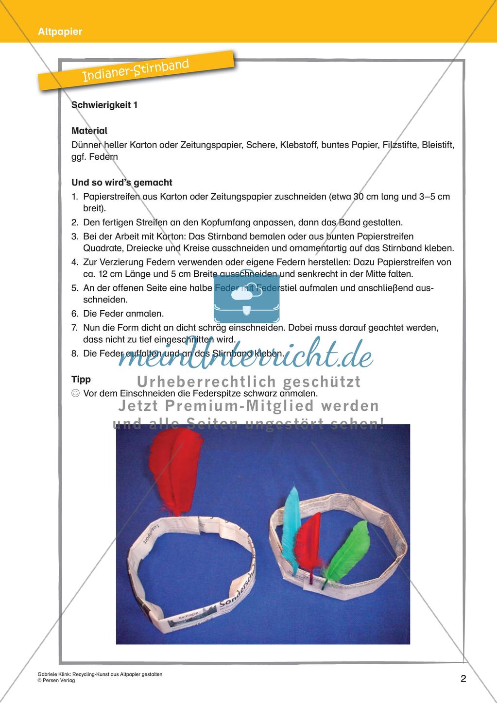 Recycling-Kunst: Gestaltung mit Altpapier Preview 4
