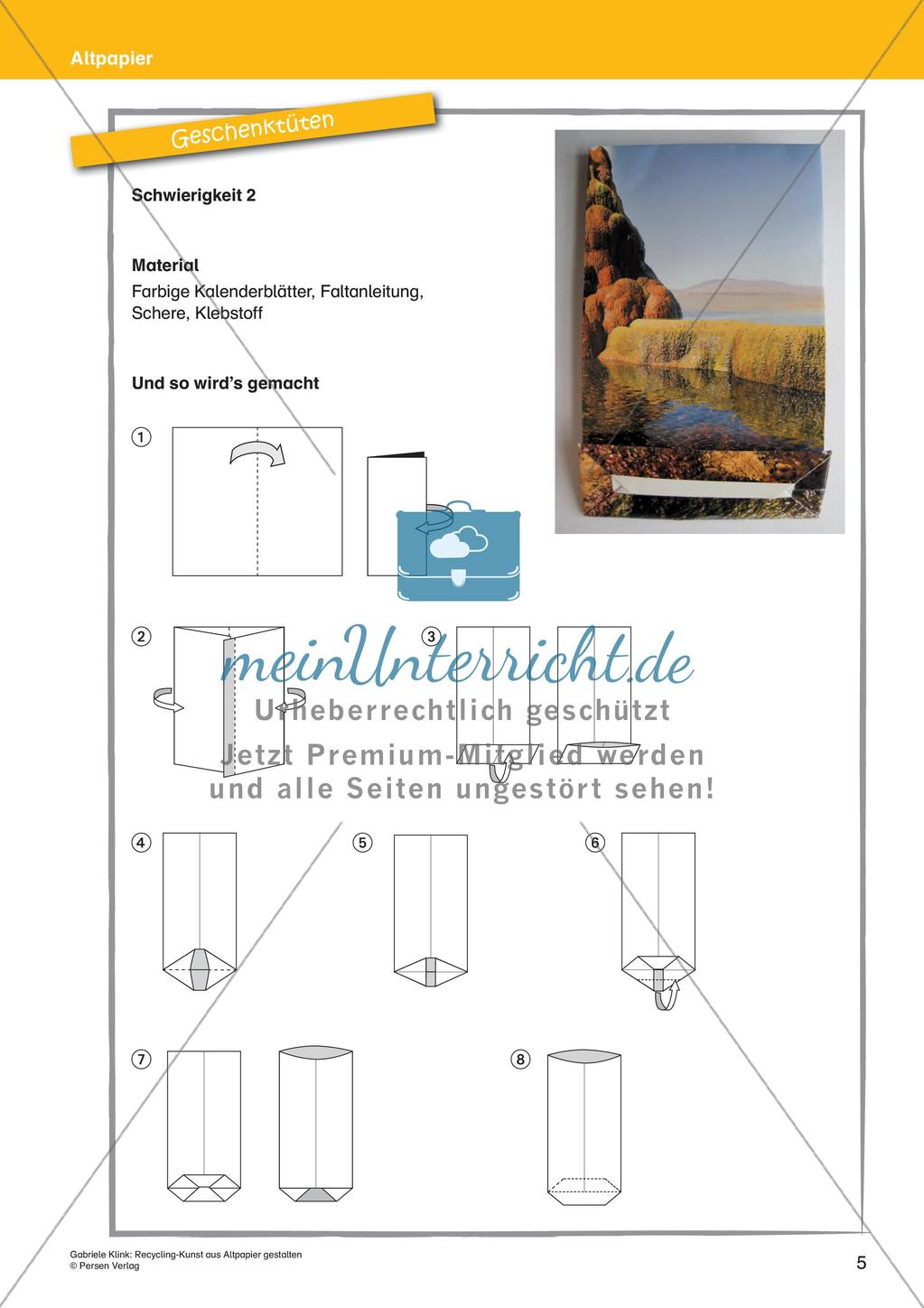 Recycling-Kunst: Gestaltung mit Altpapier Preview 7
