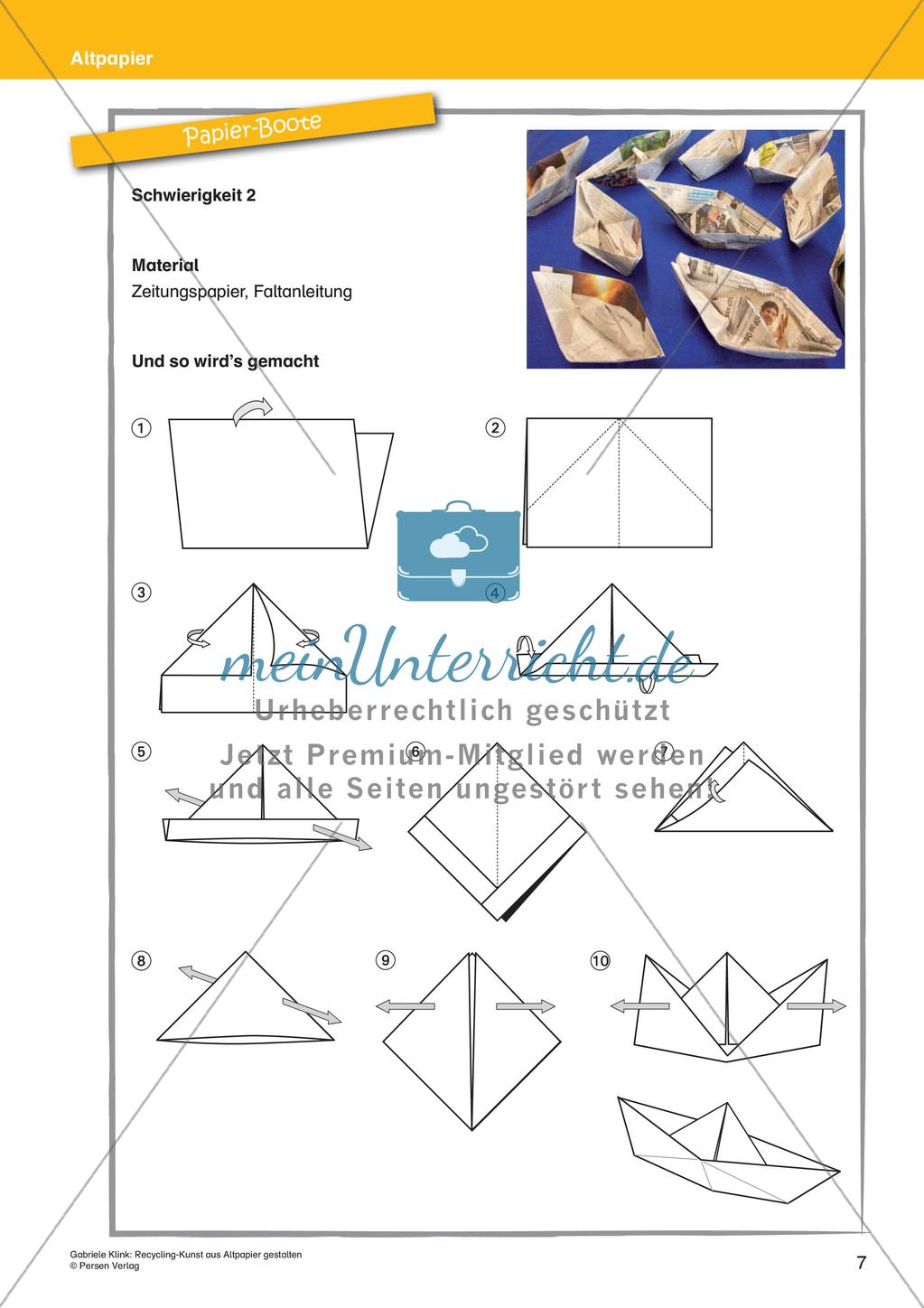 Recycling-Kunst: Gestaltung mit Altpapier Preview 9