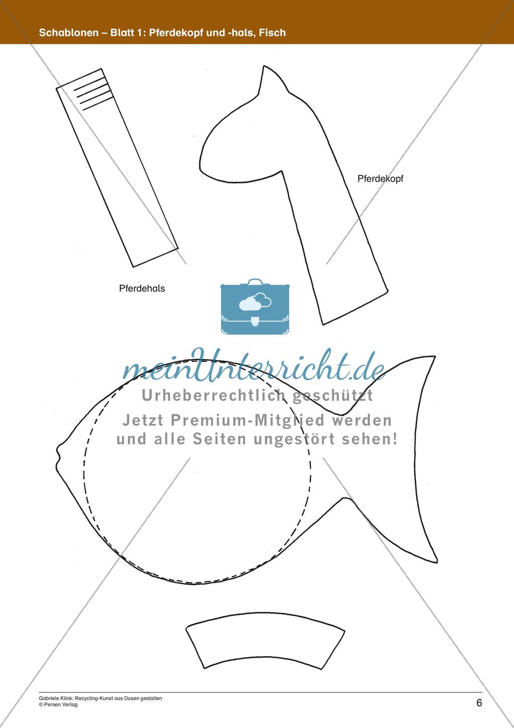 Recycling-Kunst: Gestaltung mit Dosen Preview 8
