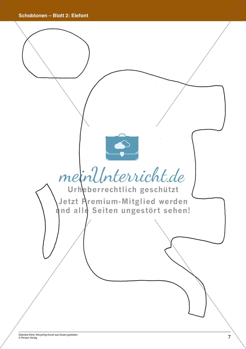 Recycling-Kunst: Gestaltung mit Dosen Preview 9