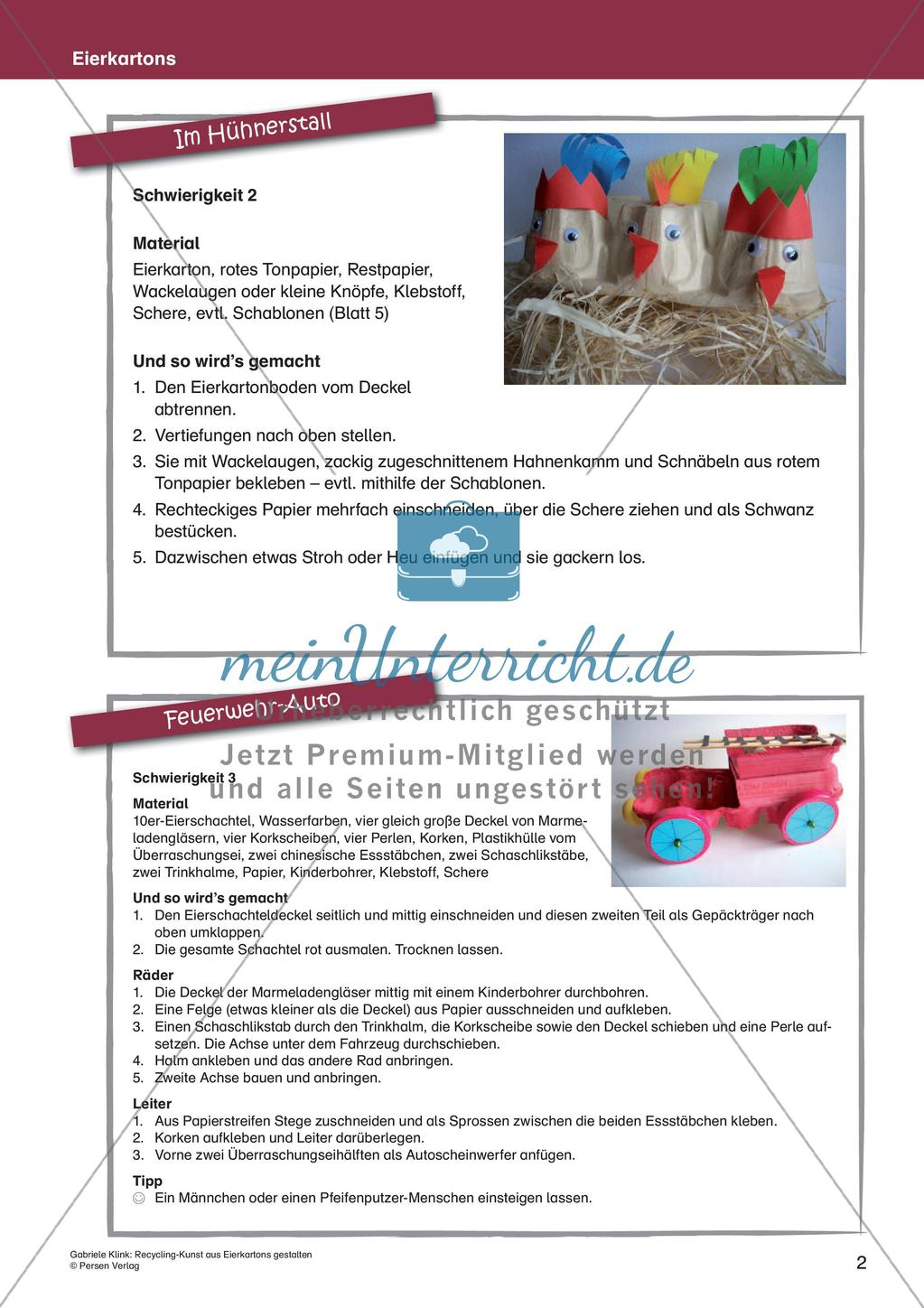 Recycling-Kunst: Gestaltung mit Eierkartons Preview 4