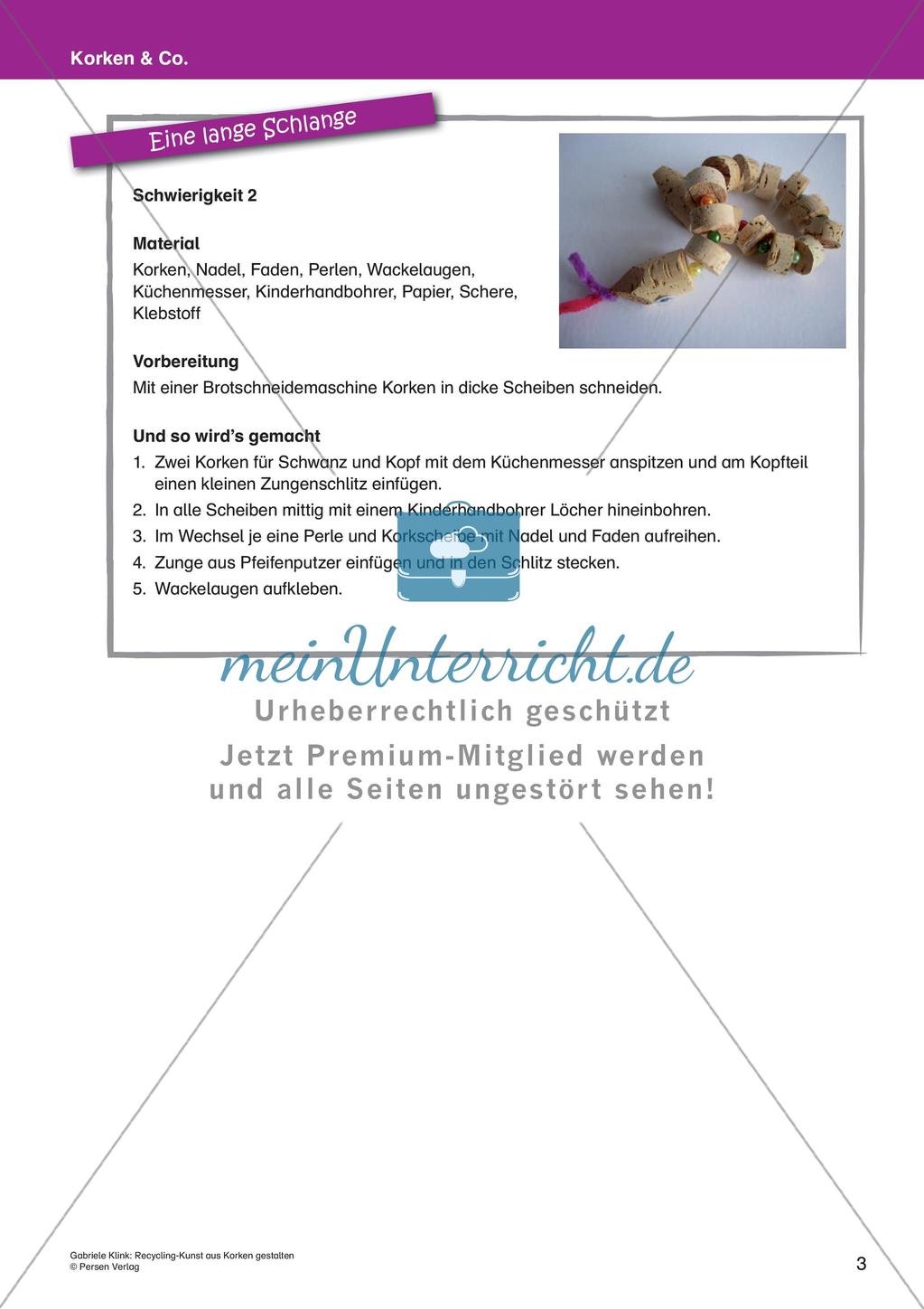 Recycling-Kunst: Gestaltung mit Korken Preview 5
