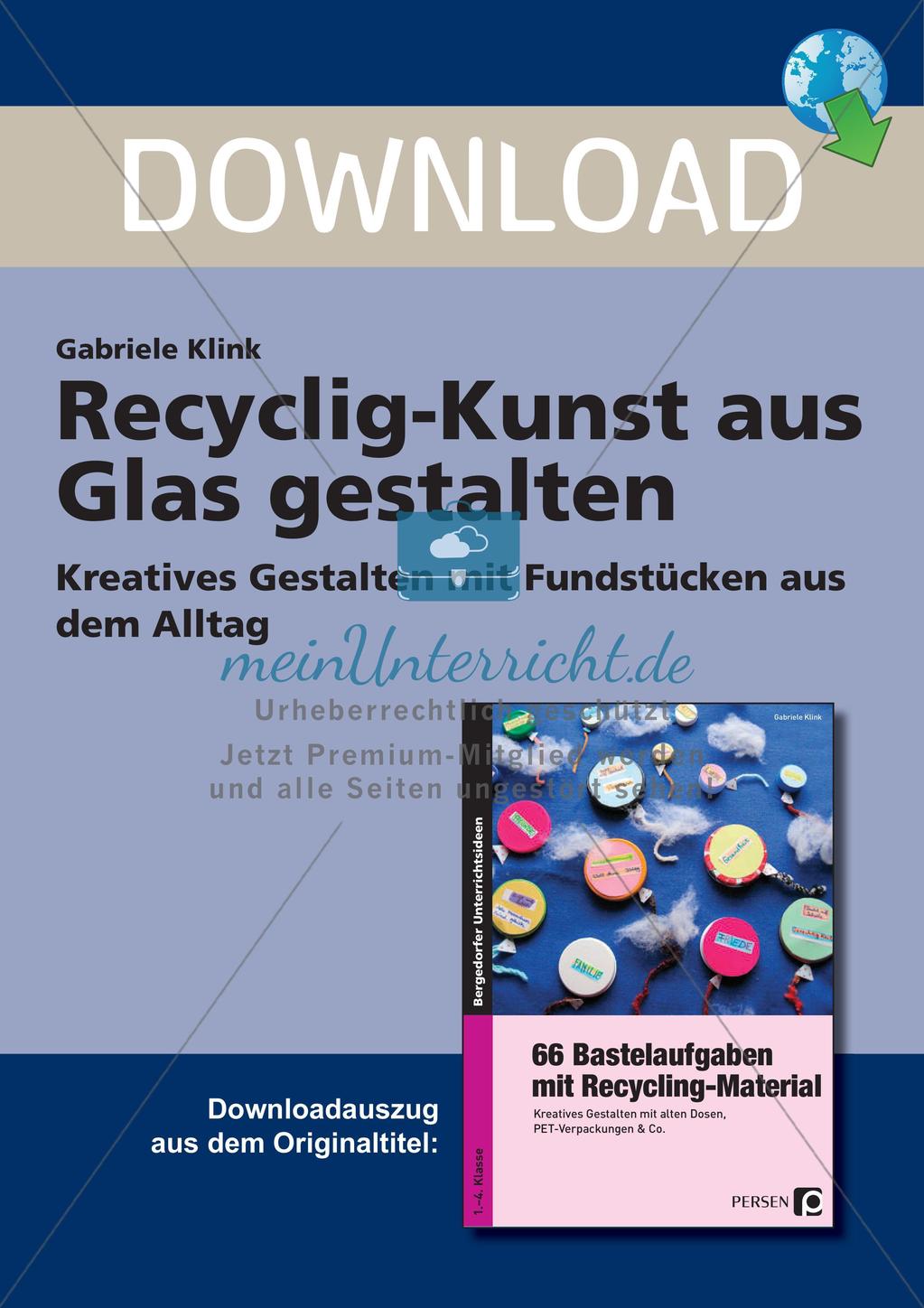 Recycling-Kunst: Gestaltung mit Glas Preview 1