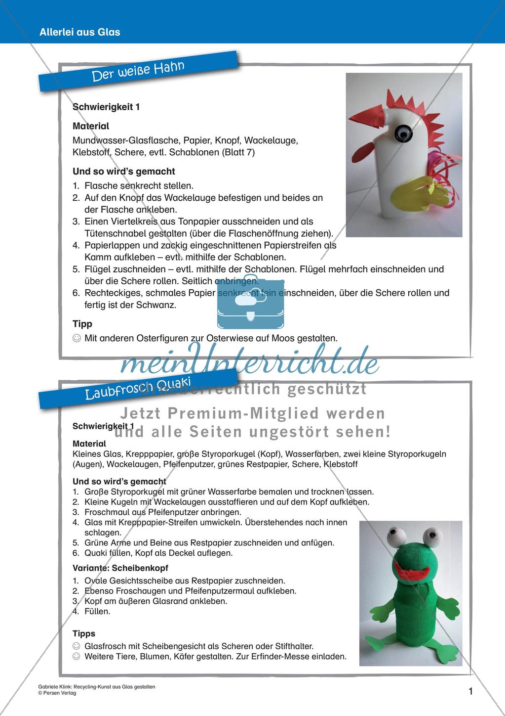 Recycling-Kunst: Gestaltung mit Glas Preview 3