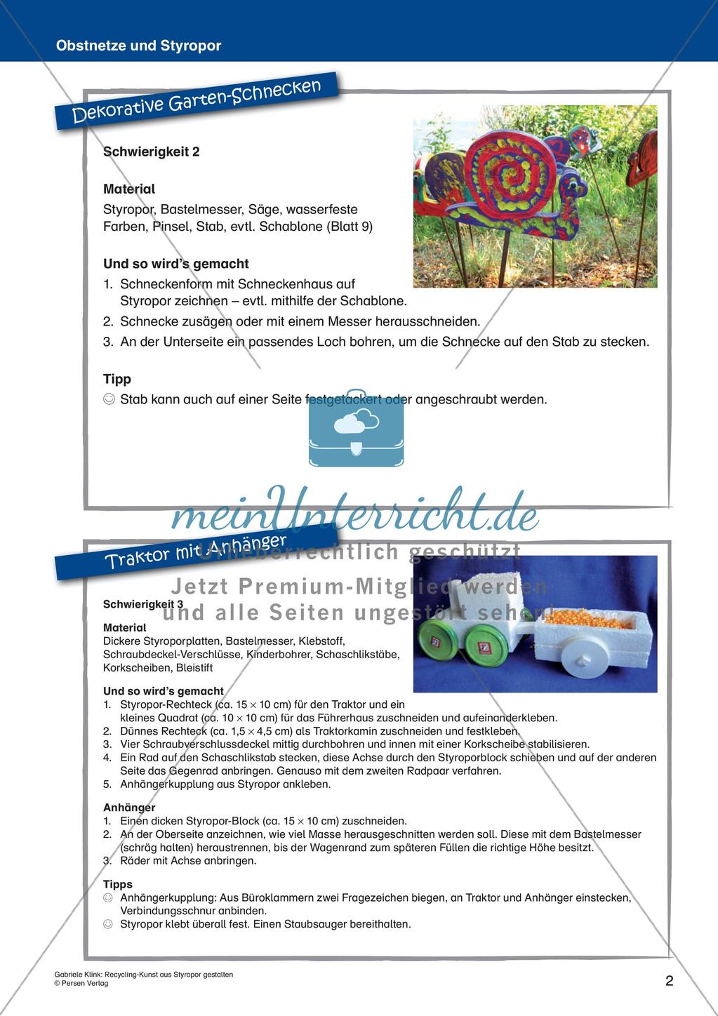 Recycling-Kunst: Gestaltung mit Styropor Preview 4