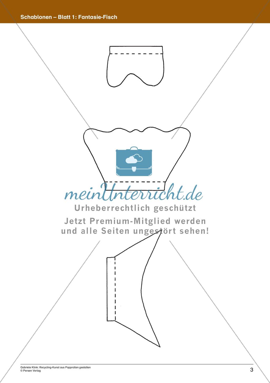 Recycling-Kunst: Gestaltung mit Papprollen Preview 5