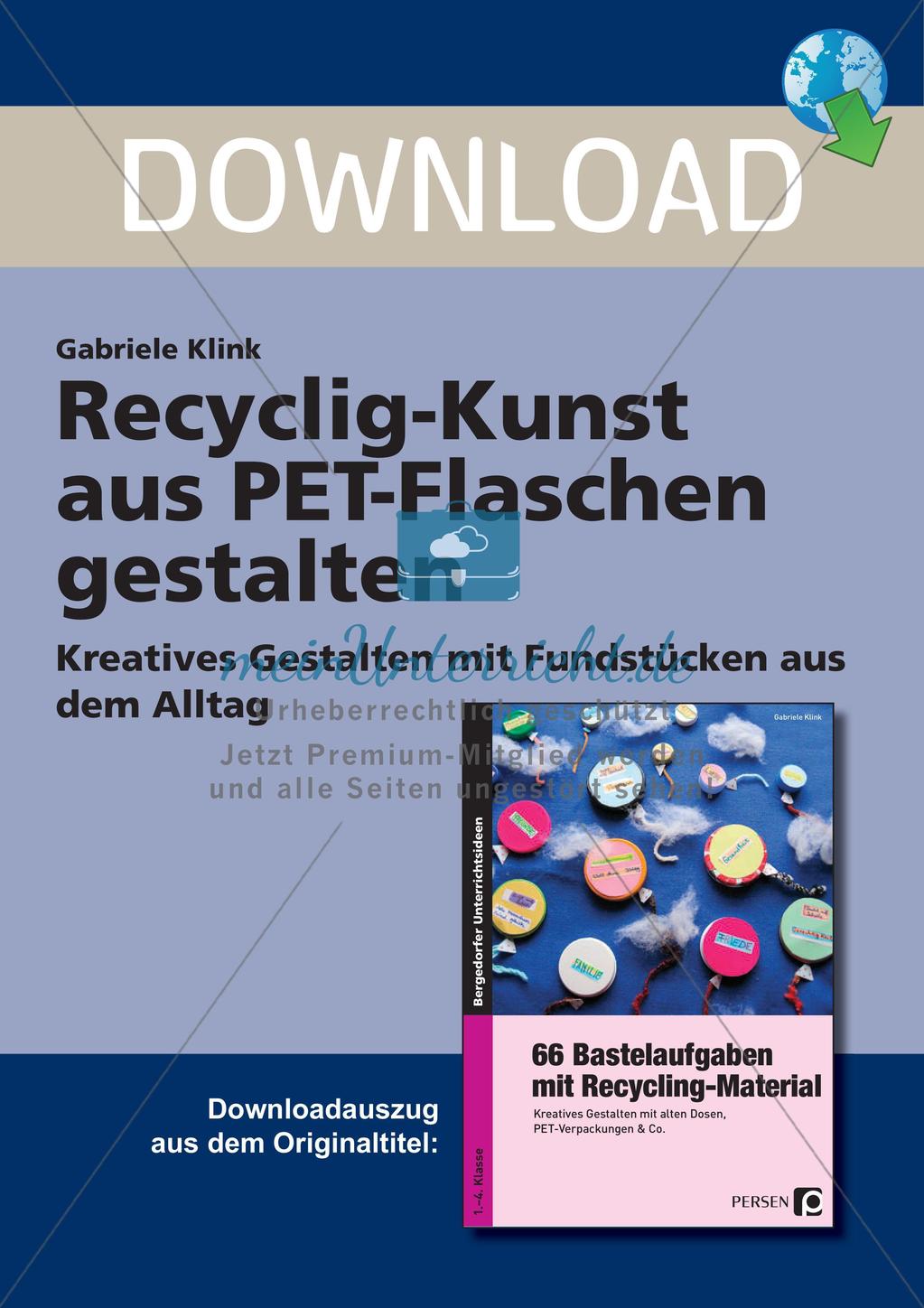 Recycling-Kunst: Gestaltung mit PET-Flaschen Preview 1