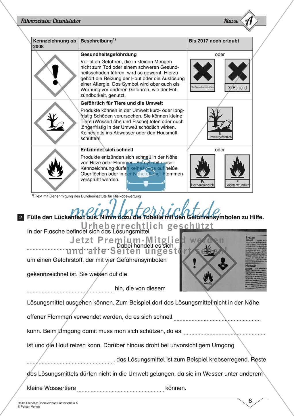 Chemielabor: Führerschein Grundwissen einfaches Niveau Preview 10