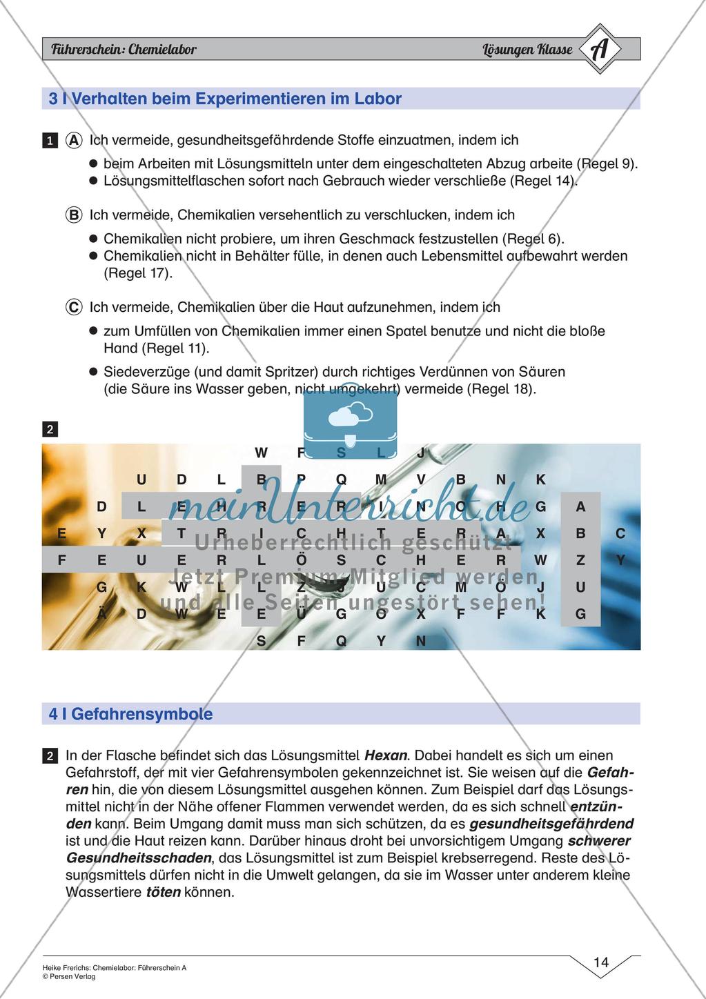 Chemielabor: Führerschein Grundwissen einfaches Niveau Preview 16