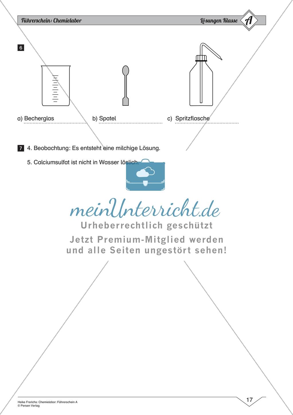 Chemielabor: Führerschein Grundwissen einfaches Niveau Preview 19