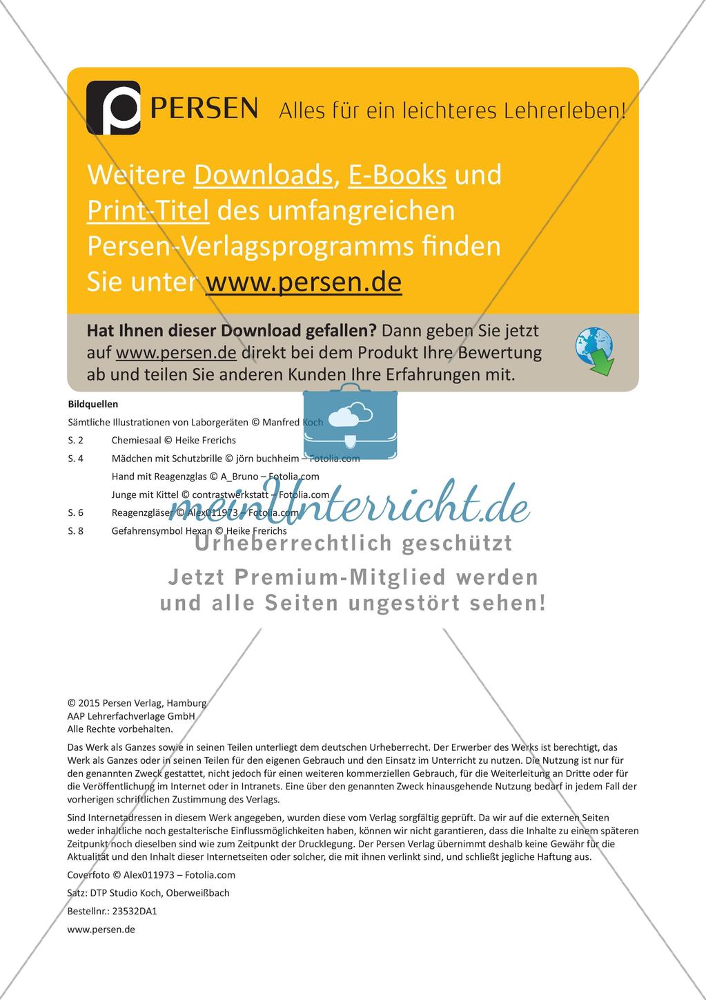 Chemielabor: Führerschein Grundwissen einfaches Niveau Preview 21