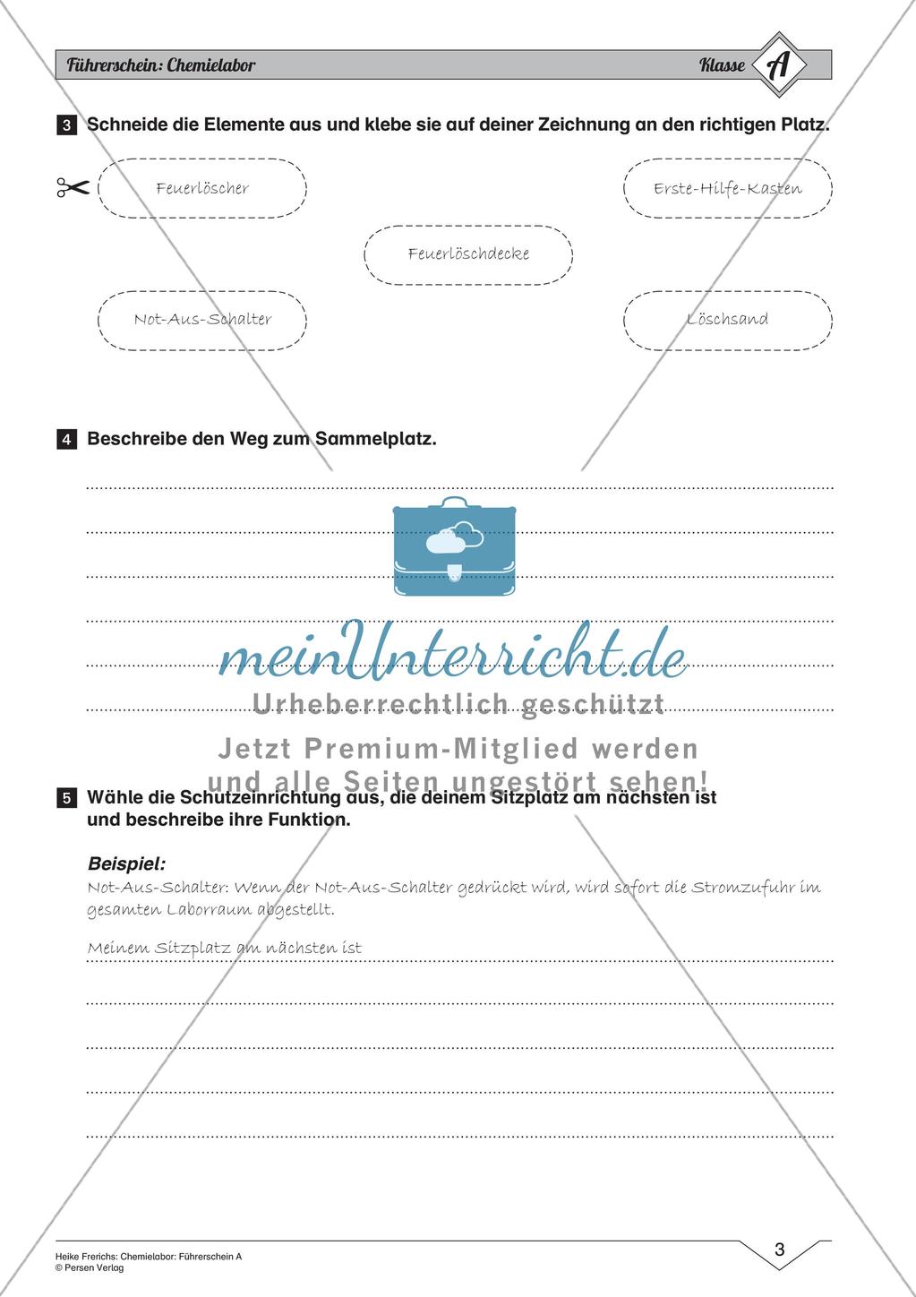 Chemielabor: Führerschein Grundwissen einfaches Niveau Preview 5