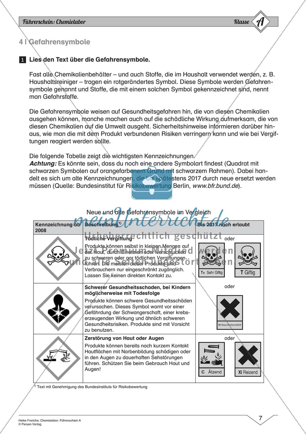 Chemielabor: Führerschein Grundwissen einfaches Niveau Preview 9