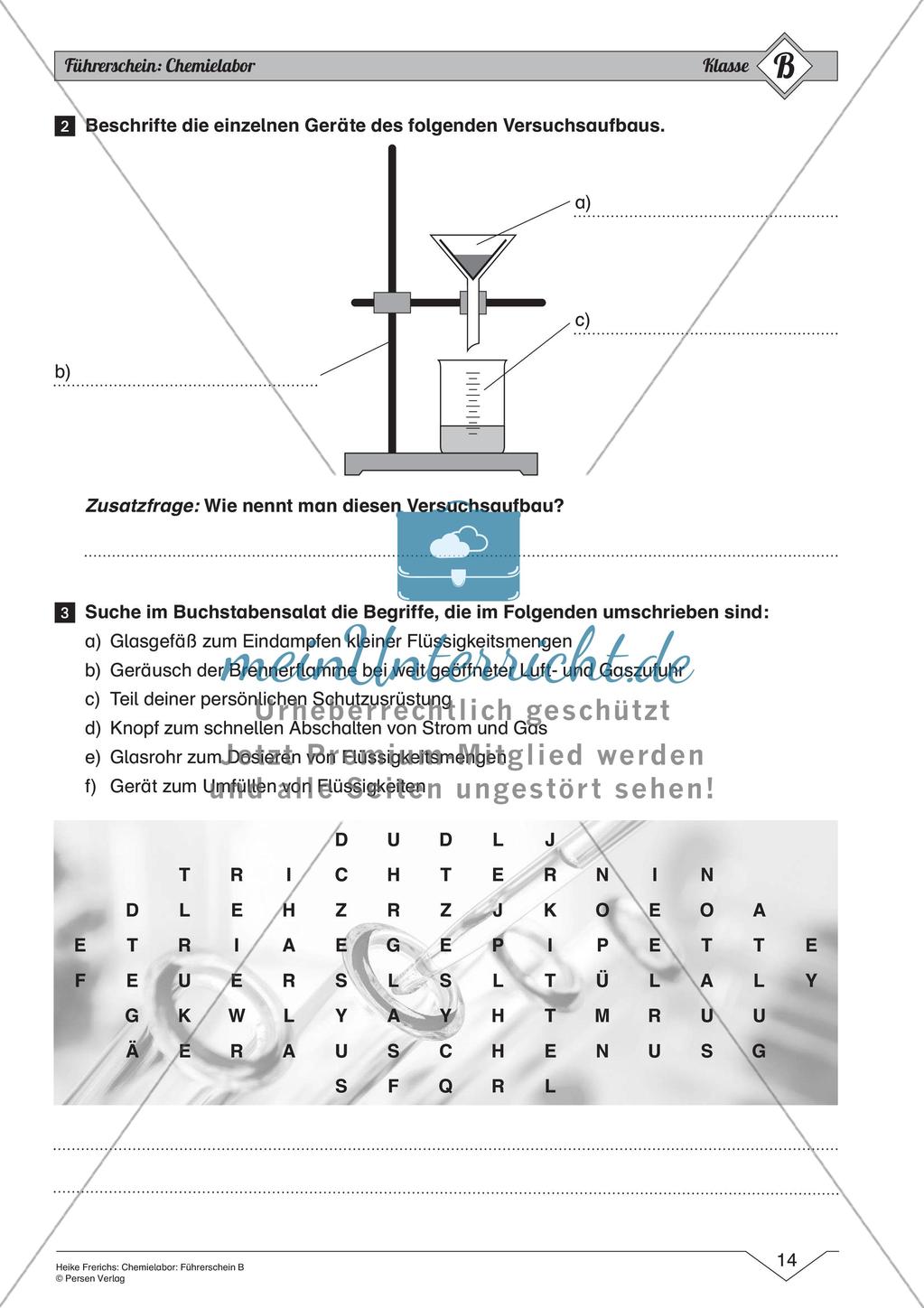 Chemielabor: Führerschein Grundwissen mittleres Niveau Preview 16