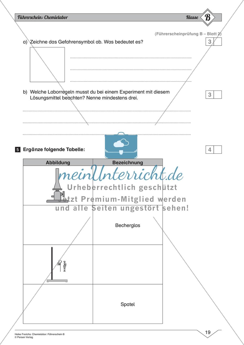 Chemielabor: Führerschein Grundwissen mittleres Niveau Preview 21