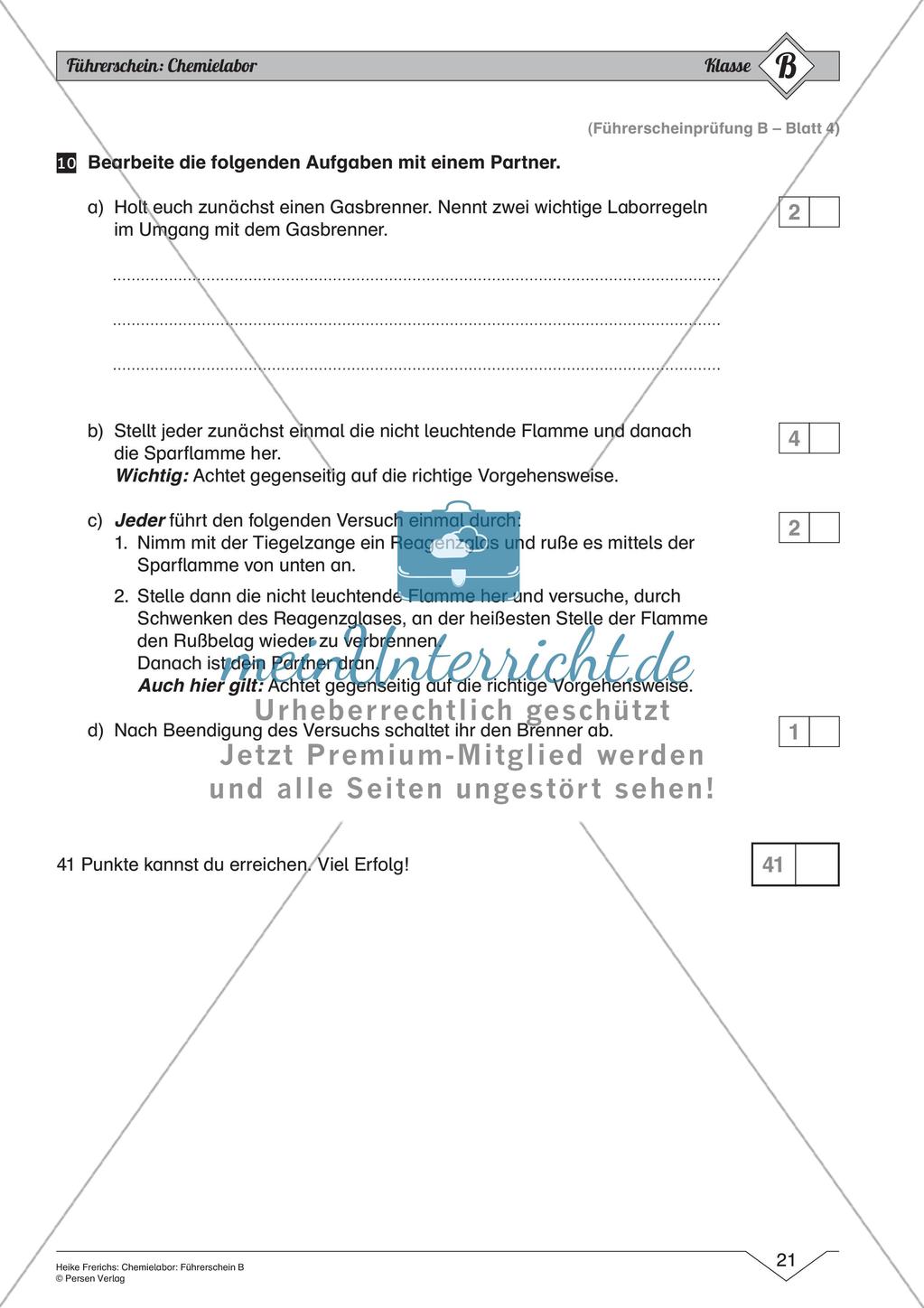 Chemielabor: Führerschein Grundwissen mittleres Niveau Preview 23