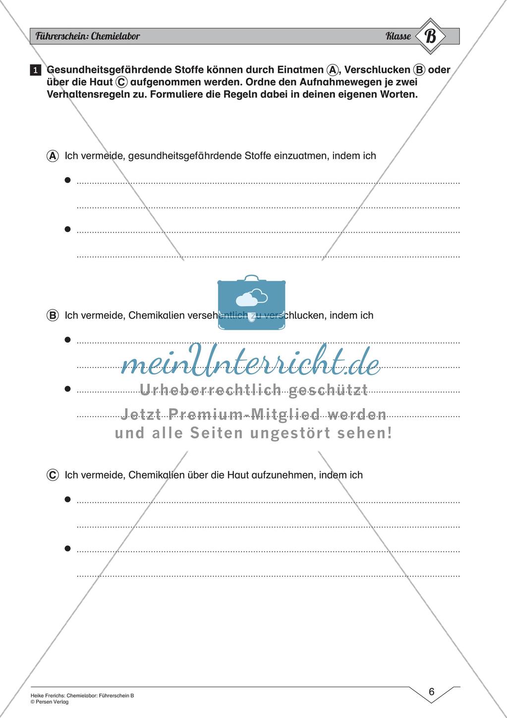 Chemielabor: Führerschein Grundwissen mittleres Niveau Preview 8