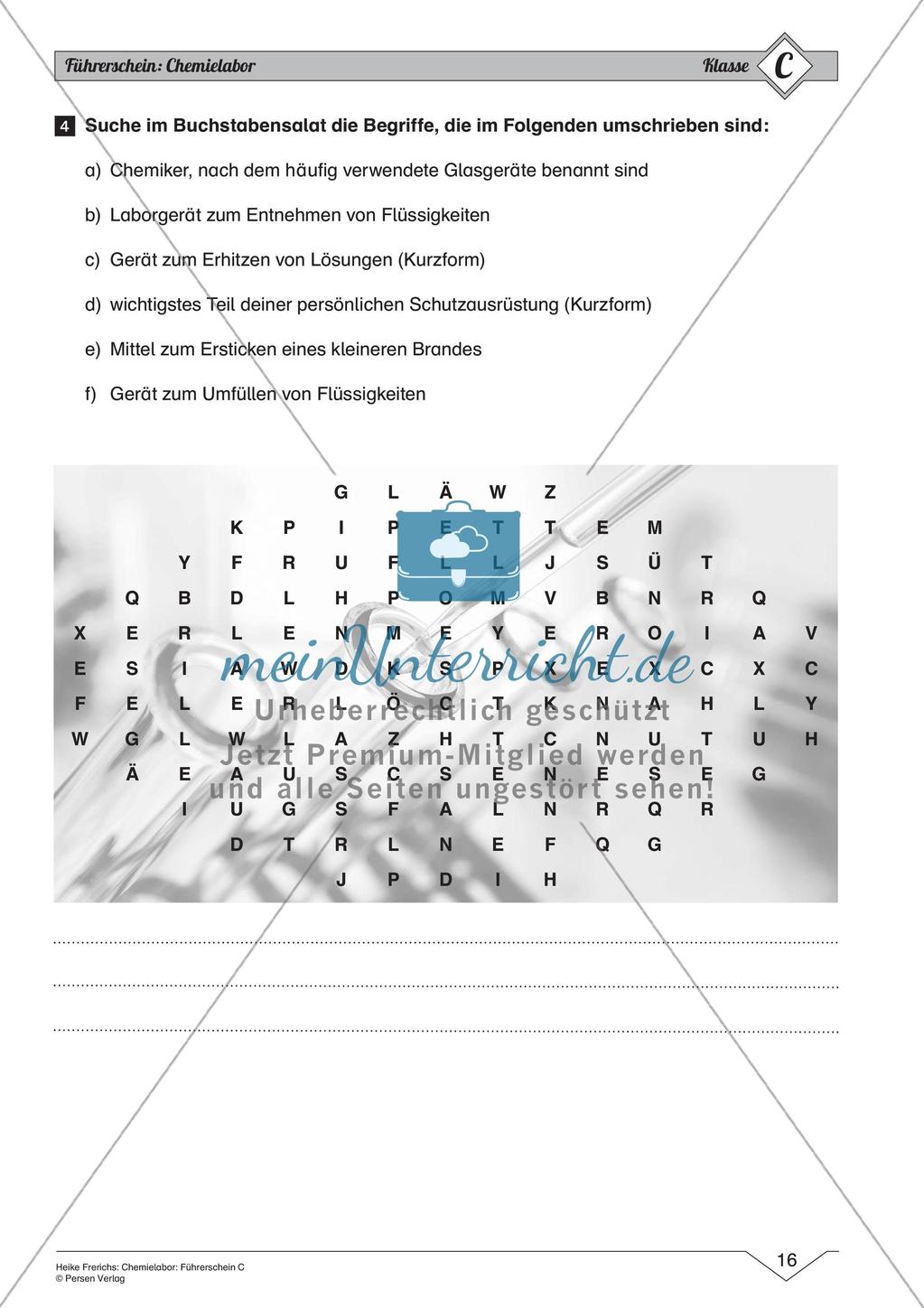 Chemielabor: Führerschein Grundwissen schweres Niveau Preview 18