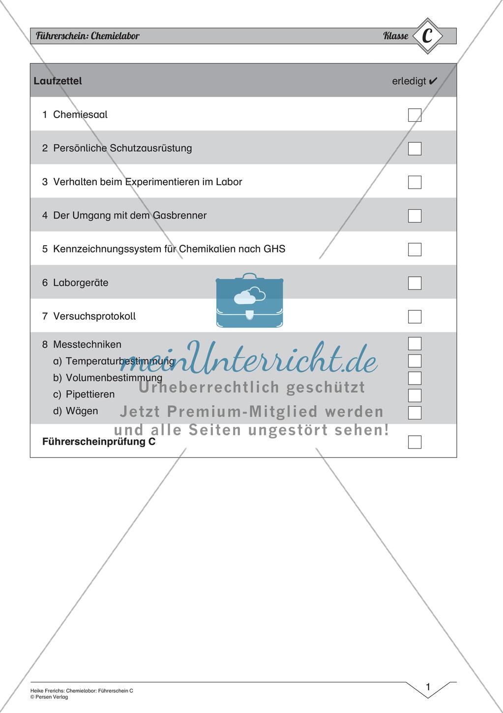 Chemielabor: Führerschein Grundwissen schweres Niveau Preview 3