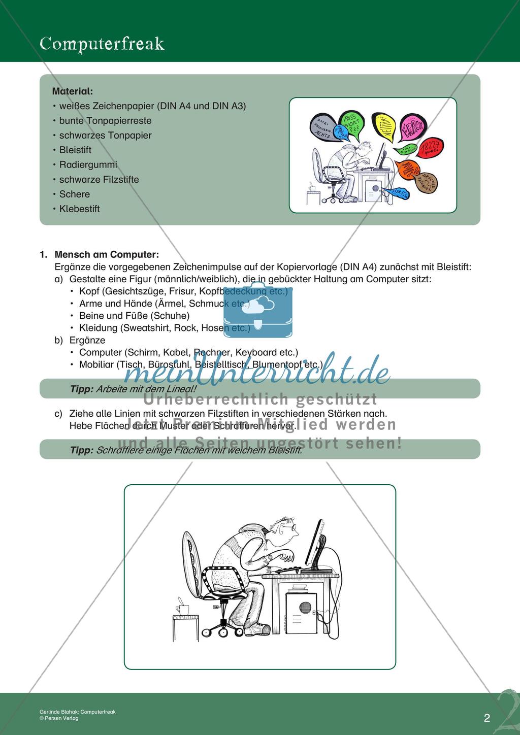 Künstlerische Miniprojekte: Computerfreak Preview 4