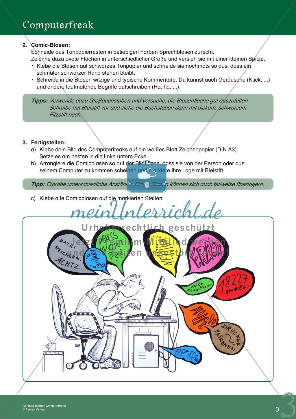 Künstlerische Miniprojekte: Computerfreak Preview 5