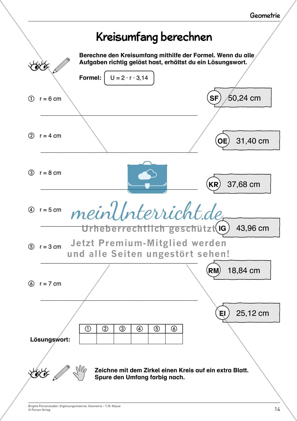 Ergänzungsmaterial: Geometrie Preview 16