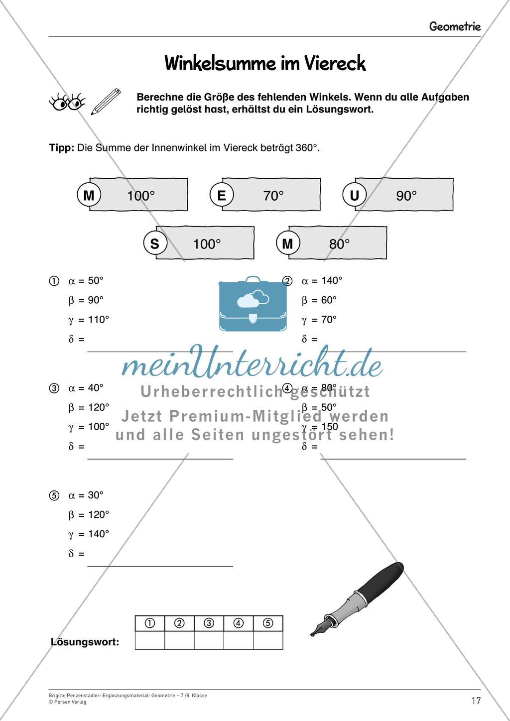 Ergänzungsmaterial: Geometrie Preview 19