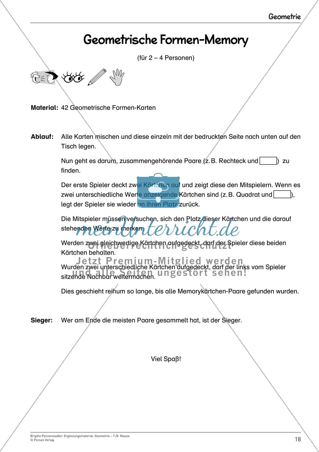 Ergänzungsmaterial: Geometrie Preview 20