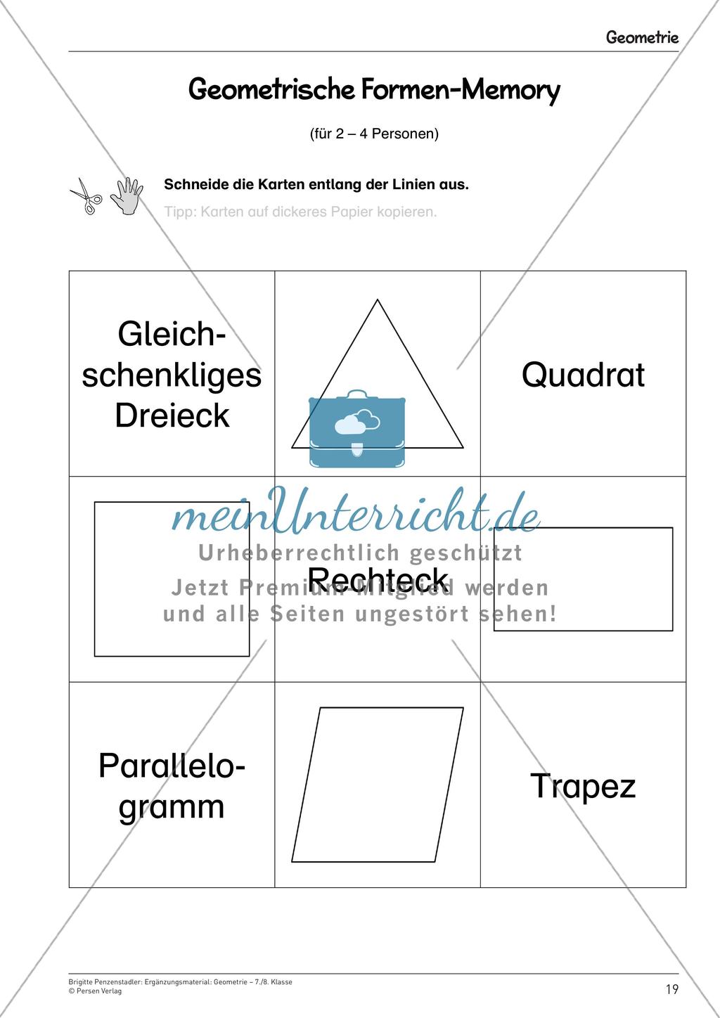 Ergänzungsmaterial: Geometrie Preview 21