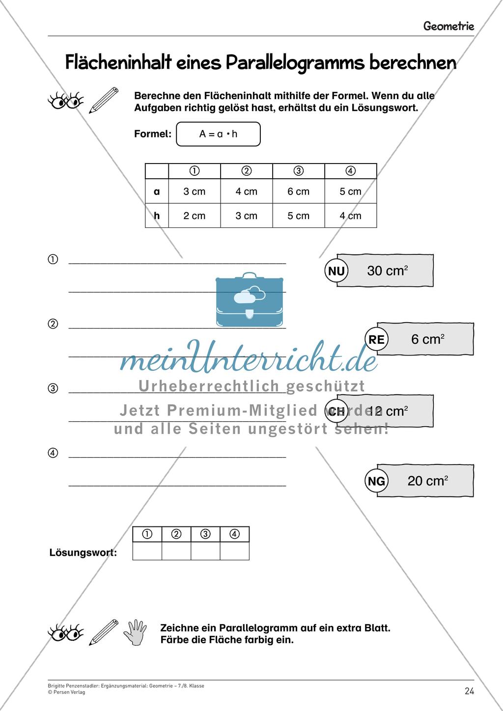 Ergänzungsmaterial: Geometrie Preview 26