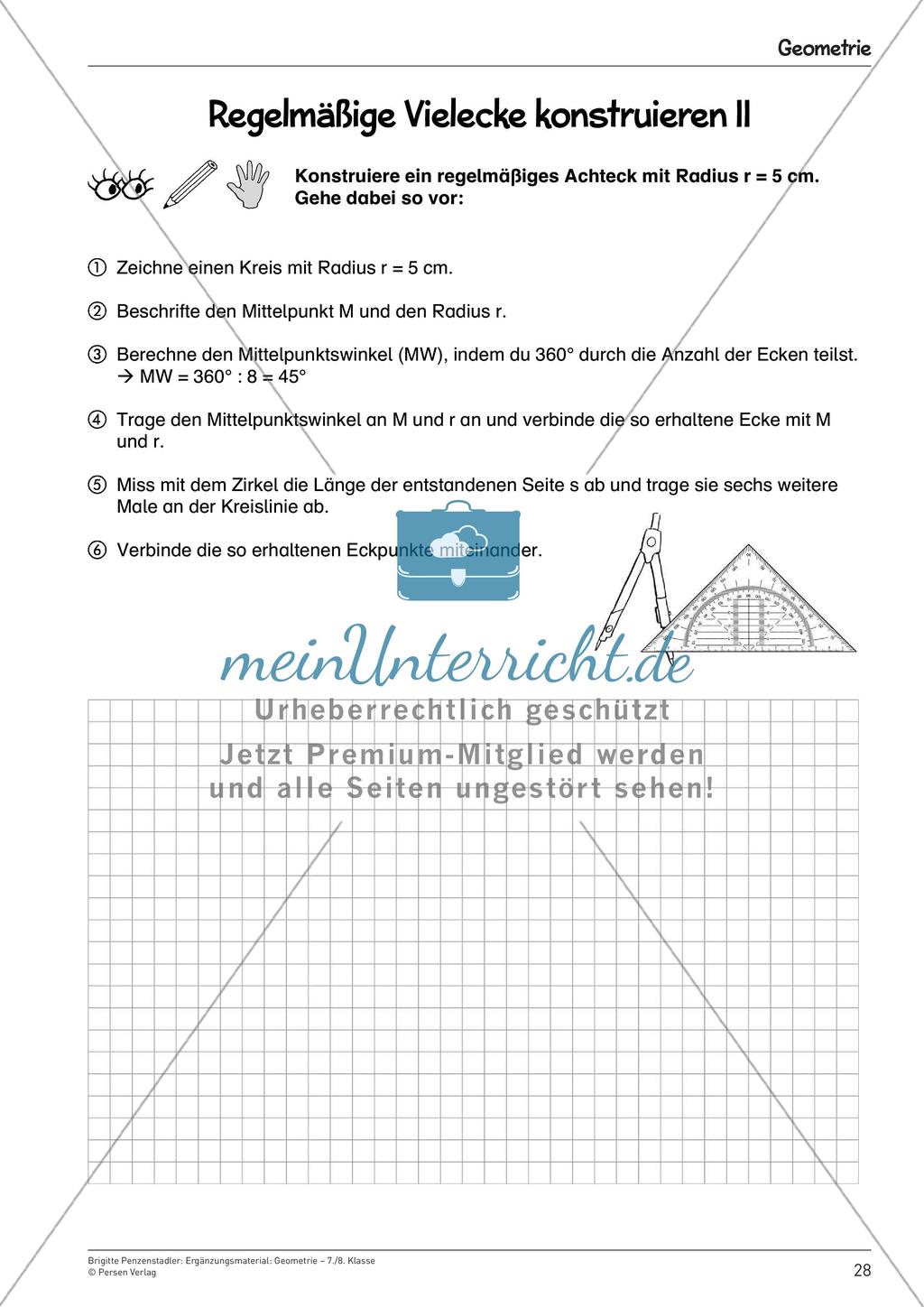 Ergänzungsmaterial: Geometrie Preview 30