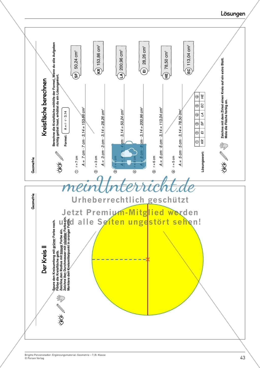 Ergänzungsmaterial: Geometrie Preview 45
