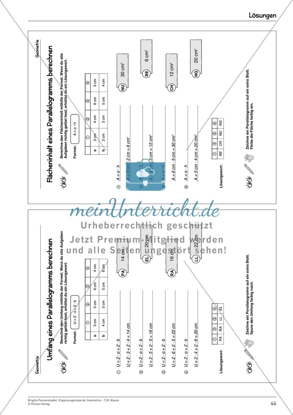 Ergänzungsmaterial: Geometrie Preview 48