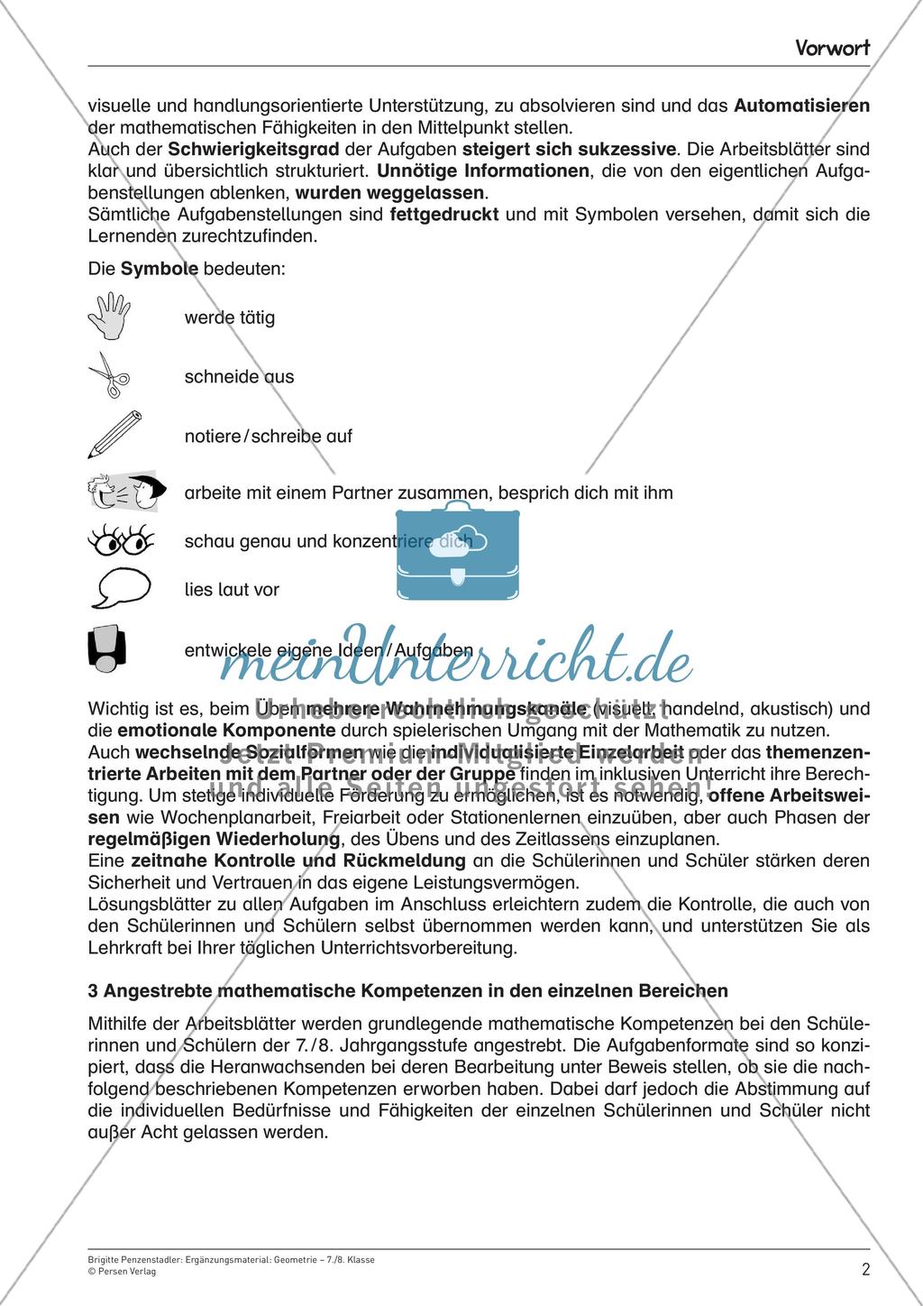 Ergänzungsmaterial: Geometrie Preview 4