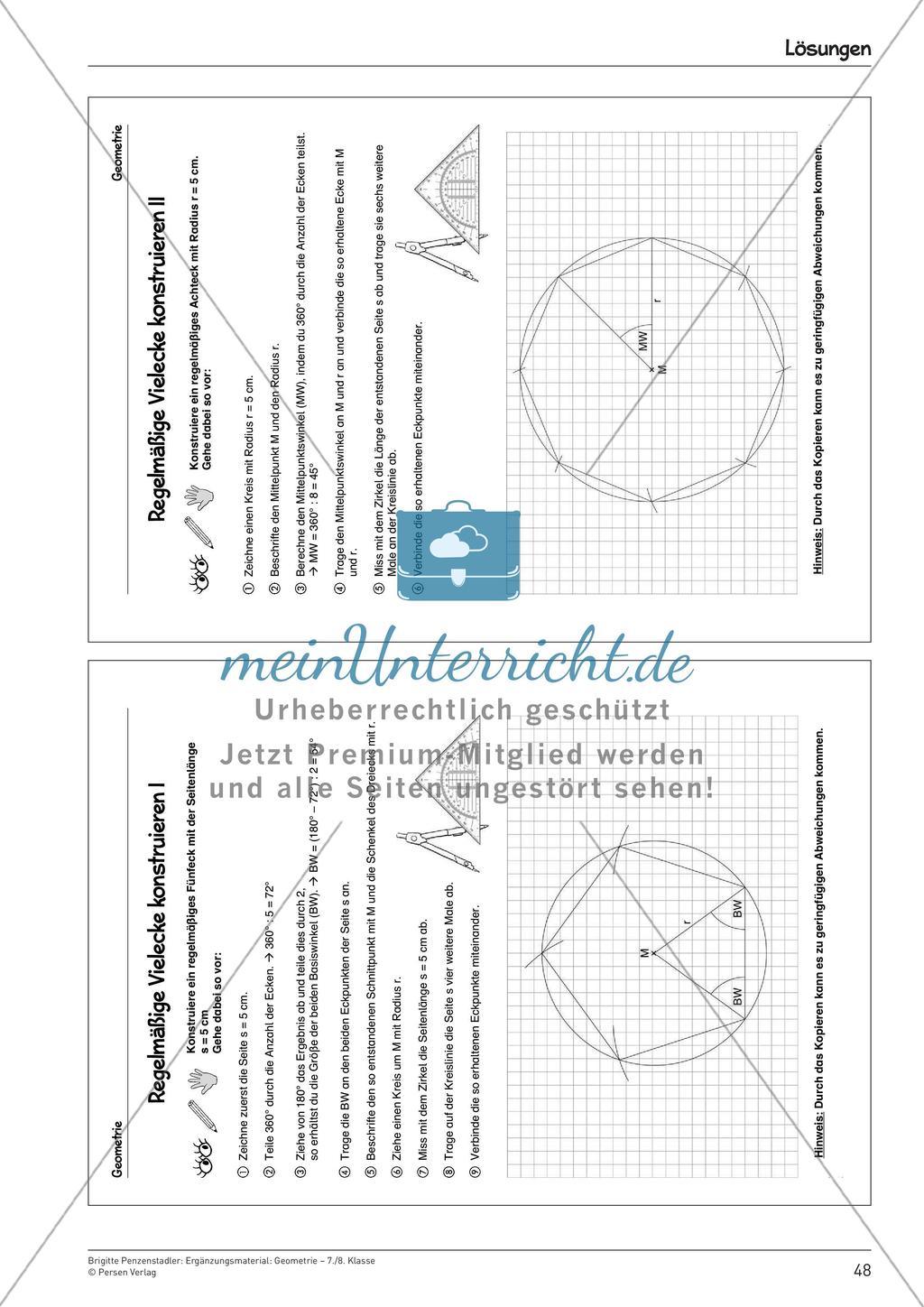 Ergänzungsmaterial: Geometrie Preview 50