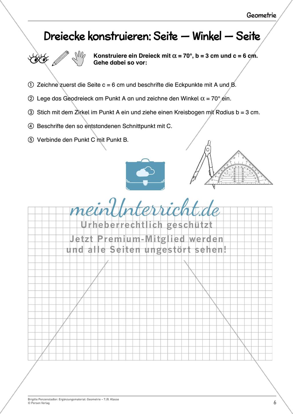 Ergänzungsmaterial: Geometrie Preview 8